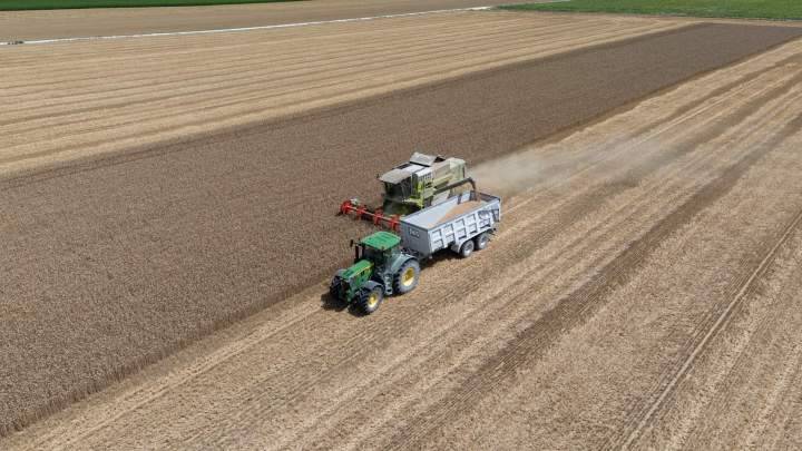 Préparation de terrain agricole